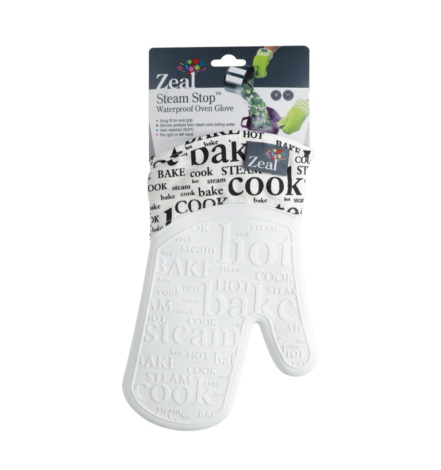 Steam Stop Waterproof Silicone Double Oven Glove