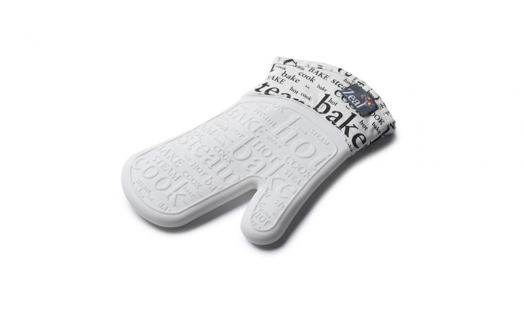 Steam Stop™ Silicone Text Oven Glove