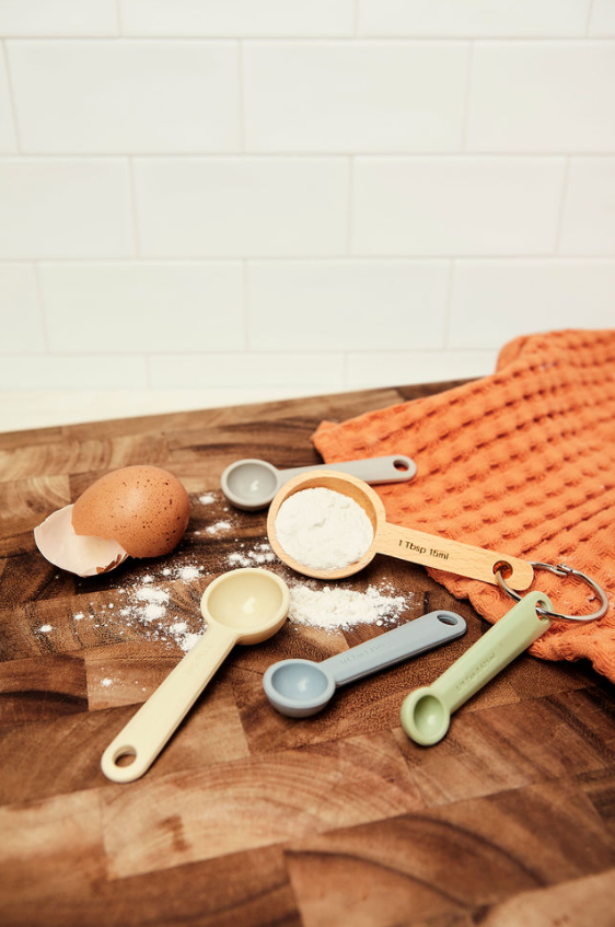 Kitchen 5pcs/set Measuring Spoon Creative Baking Cooking Silicone